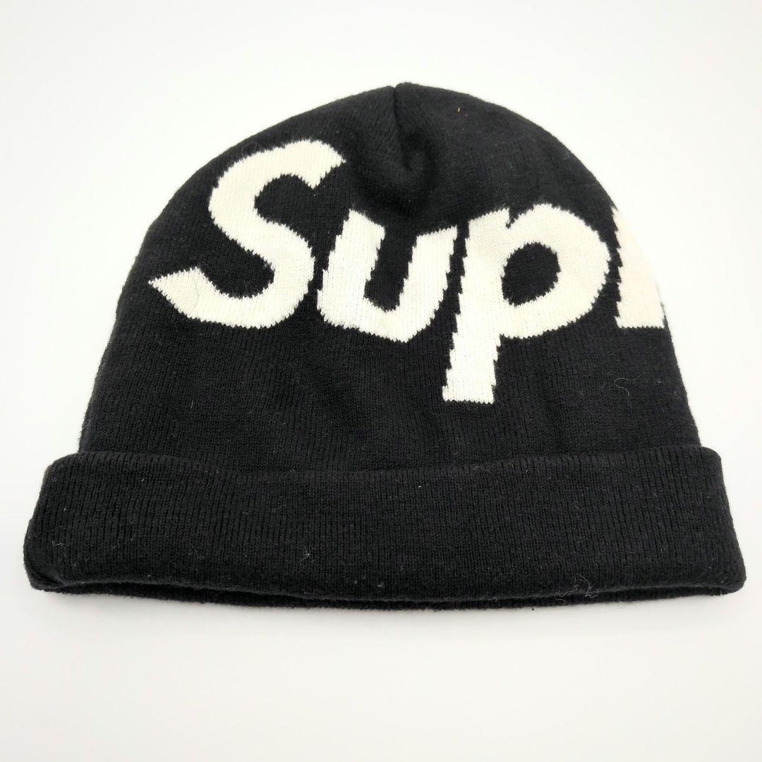 【美品】25AW シュプリーム SUPREME ビッグロゴ ビーニー ニット帽