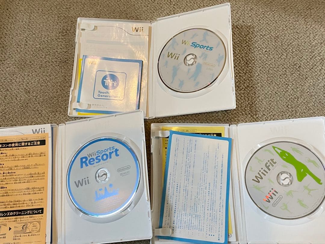 wii 本体&wii fit ＆ソフト３枚　セット