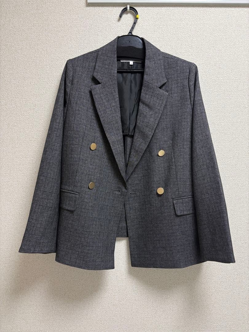 ウールライク金ボタンジャケット(総裏地)/セットアップ対応