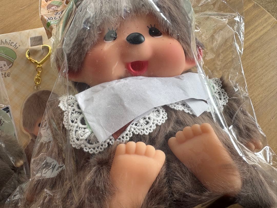 モンチッチ くじ お座りぬいぐるみ 男の子 ぬいぐるみキーチェーン ラスト
