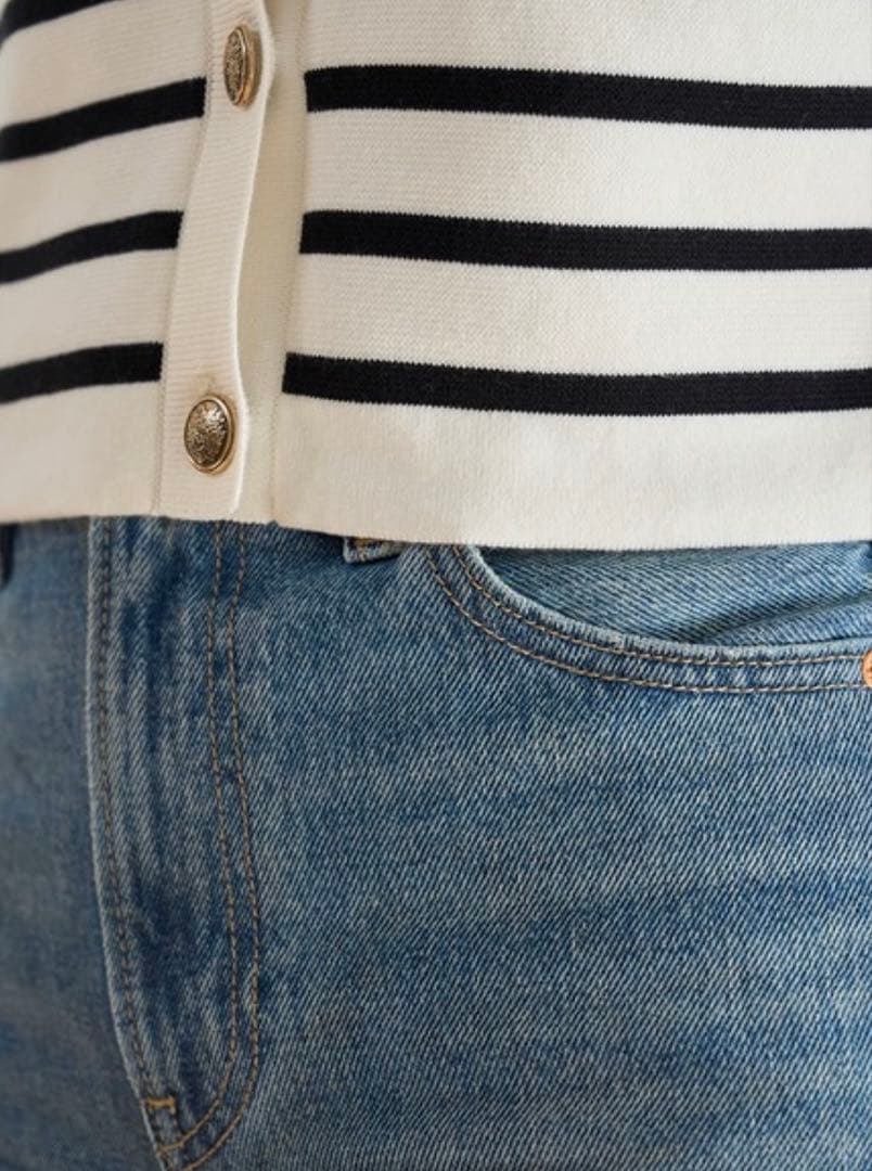 Sustainable金ボタンカーディガン　スナイデル　snidel