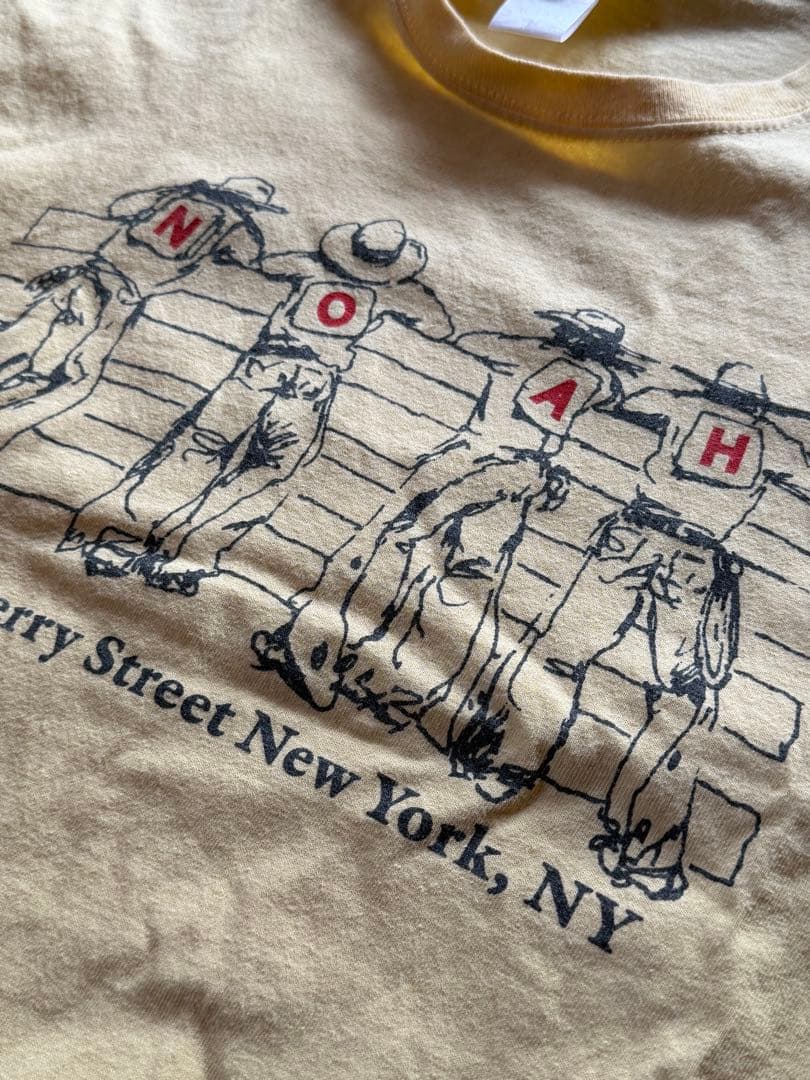 NOAH ノア noah nyc イエロー Tシャツ