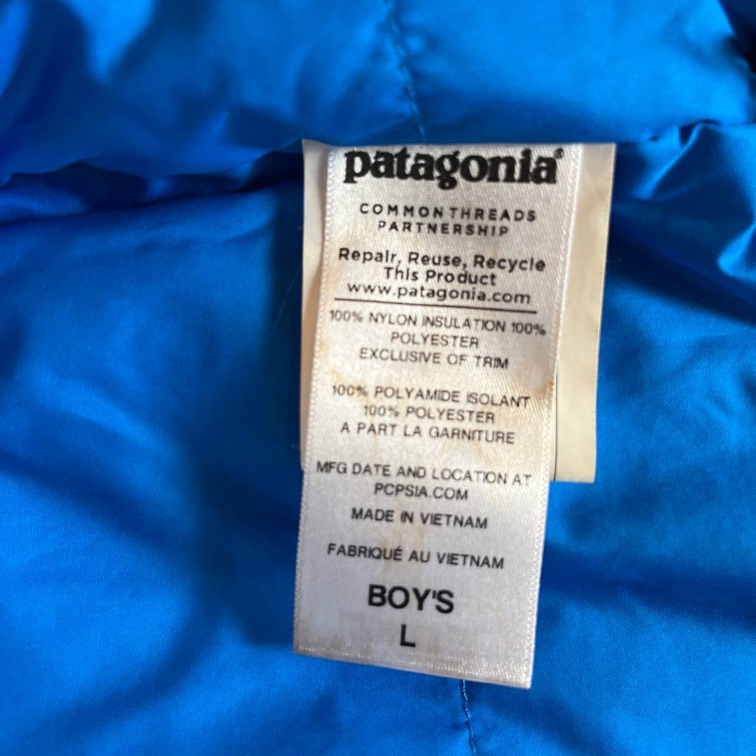 patagonia キッズ L12 ネイビー/ブルー