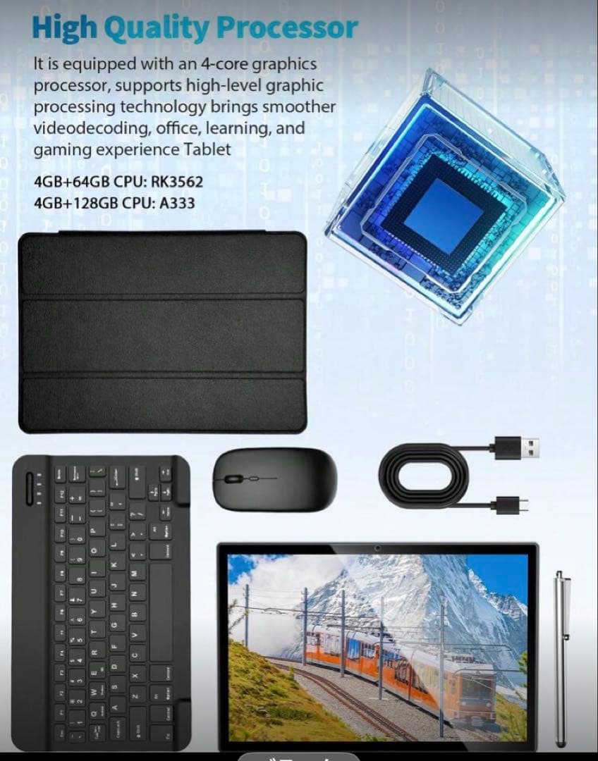 【新品未開封】Relndoo Android15 10インチタブレット
