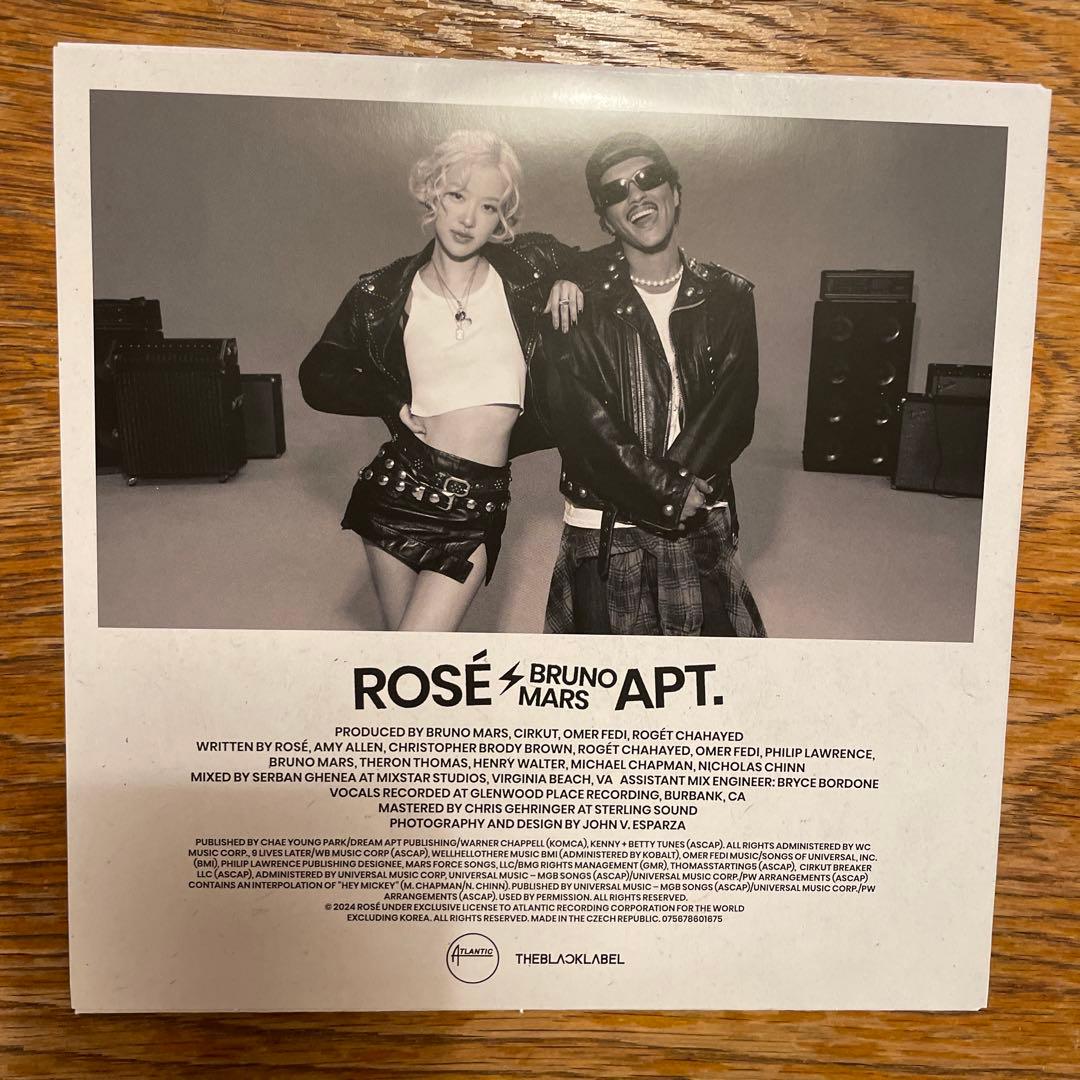 大幅値下 ROSE BRUNO MARS APT. ロゼ ブルーノマーズ