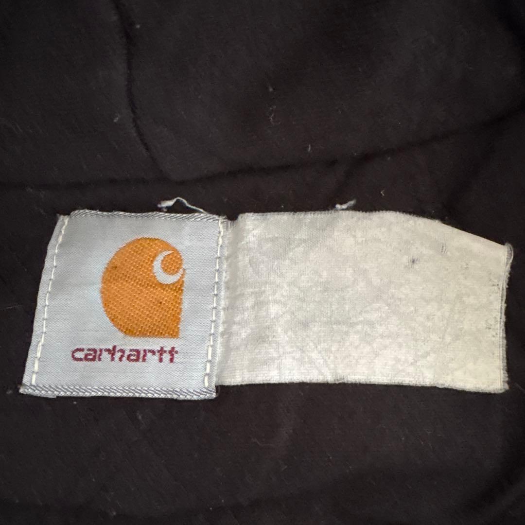 carhartt アクティブジャケット　ブラック　usa製 フェード　墨黒　希少