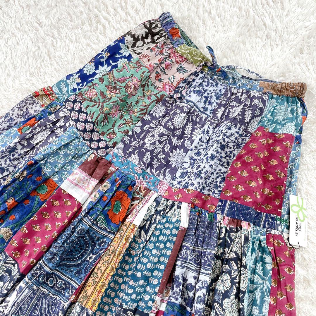 新品✨AS KNOW AS olaca スカート　大きいサイズ　マゼマゼコゼコゼ