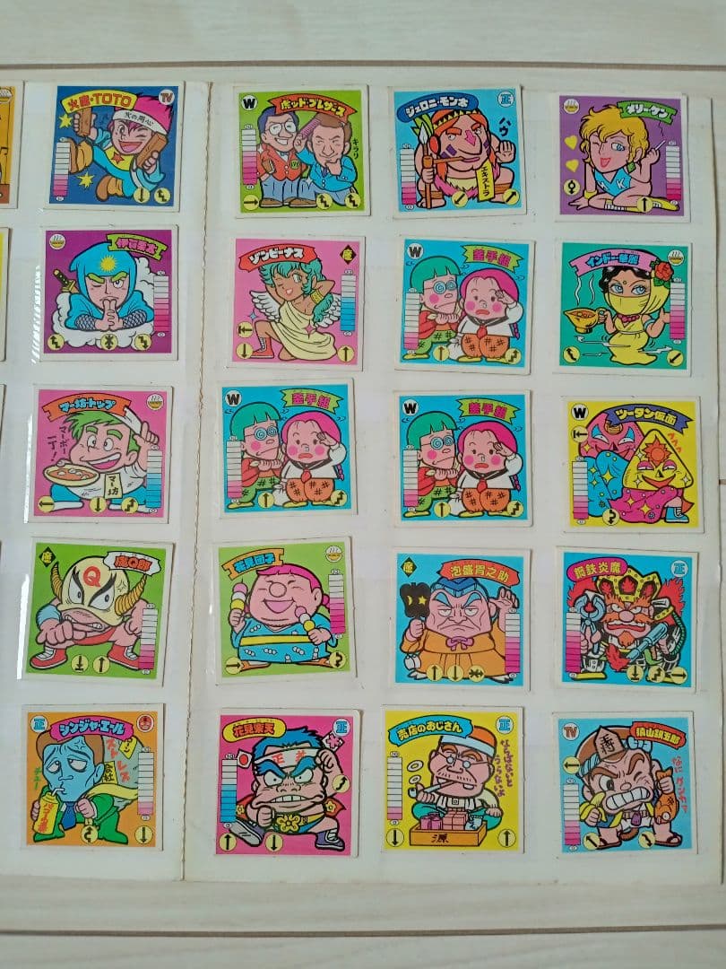 ラーメンばあWシールアルバム☆タイムスリップバトル　シール98枚付き