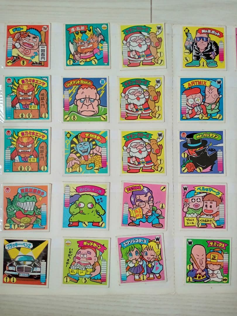 ラーメンばあWシールアルバム☆タイムスリップバトル　シール98枚付き