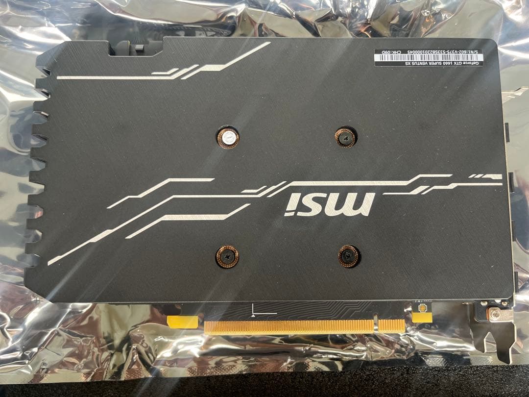 グラフィックボード・グラボ・ビデオカード MSI GeForce GTX 1660 SUPER VENTUS XS OC
