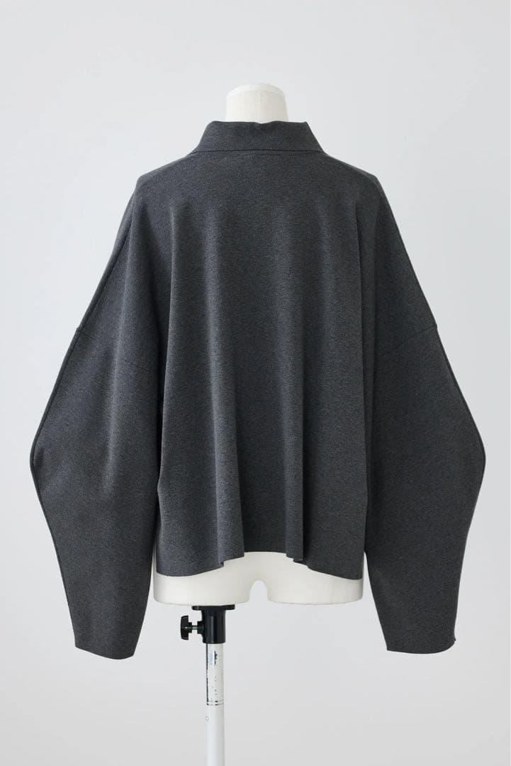 トップス COLLAR BOX CARDIGAN