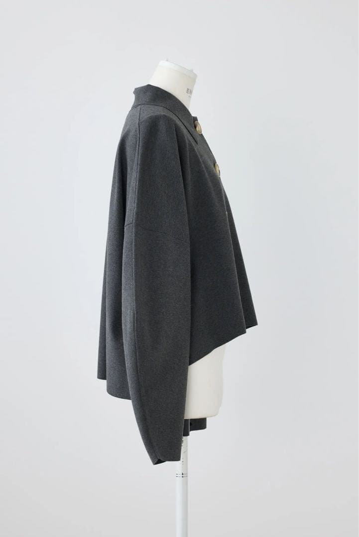 トップス COLLAR BOX CARDIGAN