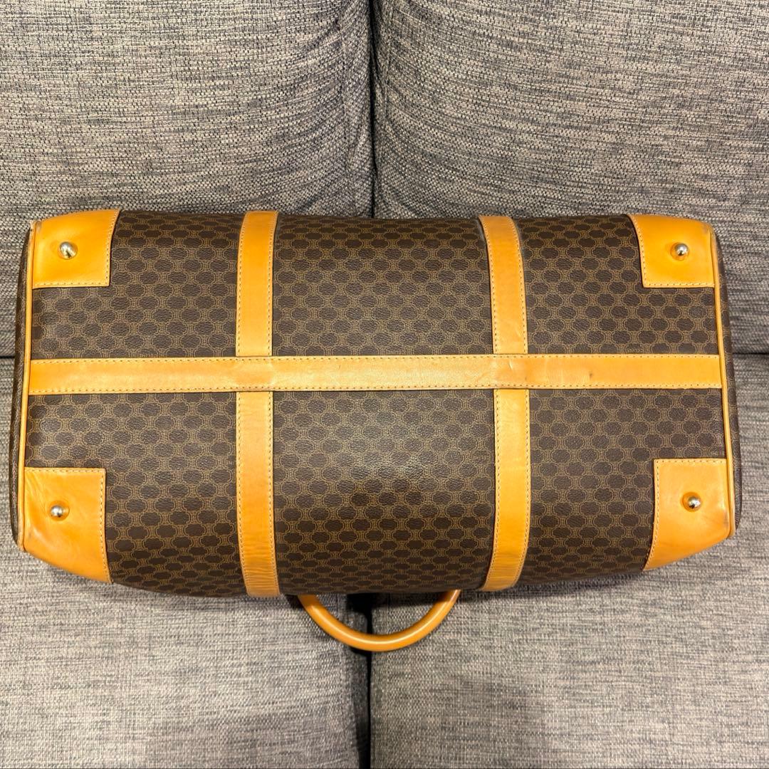 CELINE オールド セリーヌ マカダム ボストンバッグ ヴィンテージ