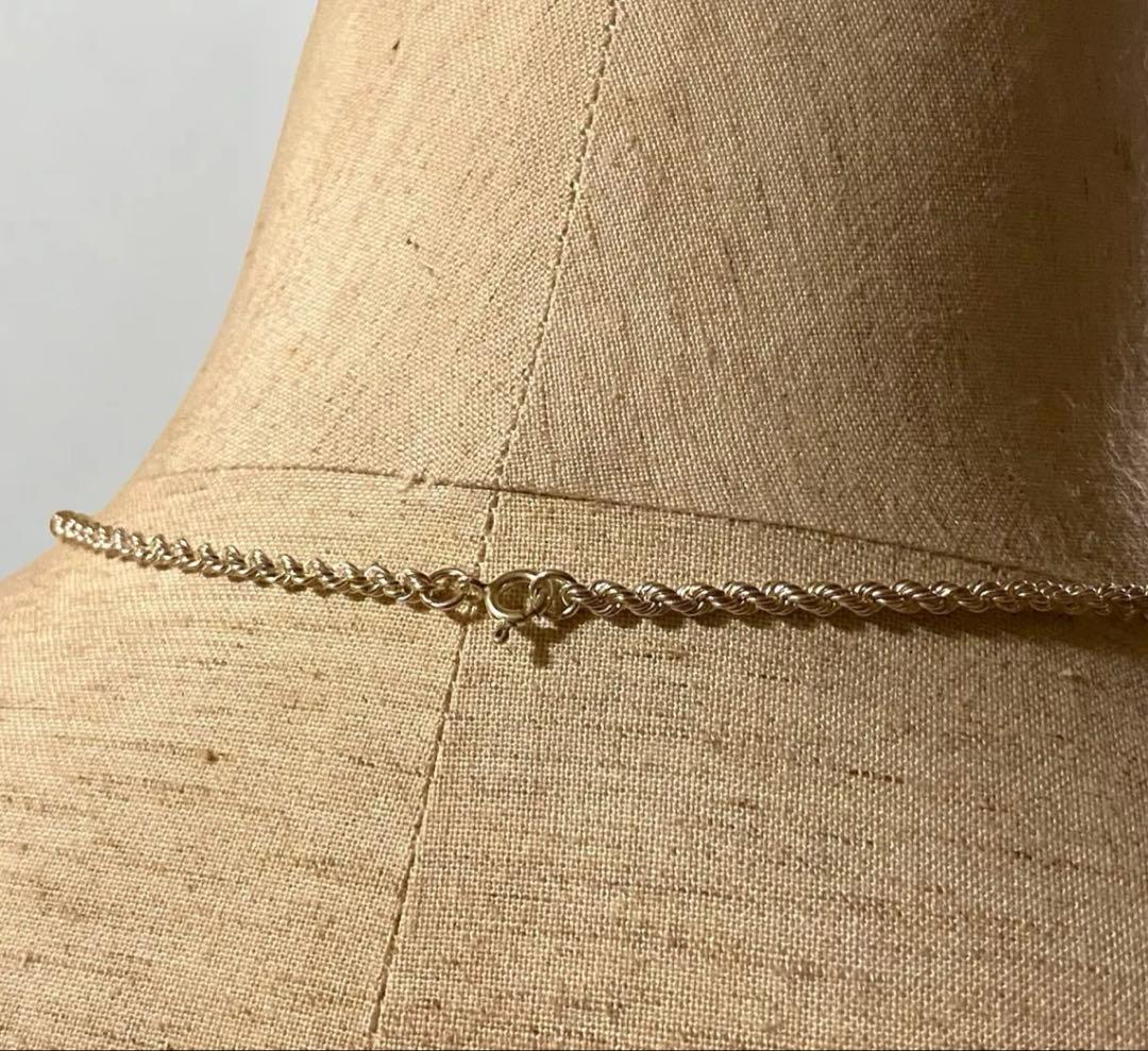 アクセサリー 1980's Euro SV925 Rope Chain Necklace