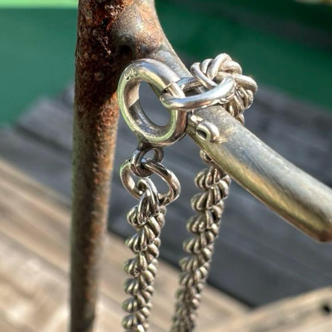 アクセサリー 1980's Euro SV925 Rope Chain Necklace