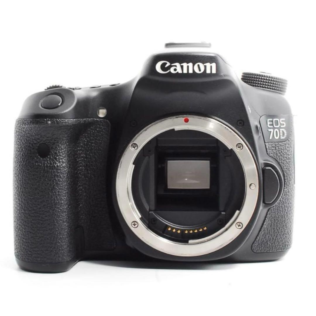 Canon EOS 70D✨ショット数少 返品保証　ダブルレンズ　Wi-Fi
