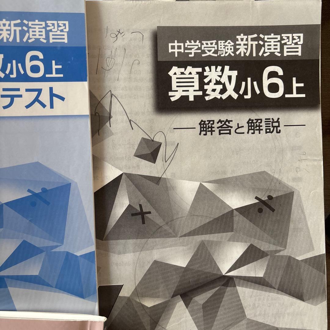 中学教科書 新演習 算数 6年