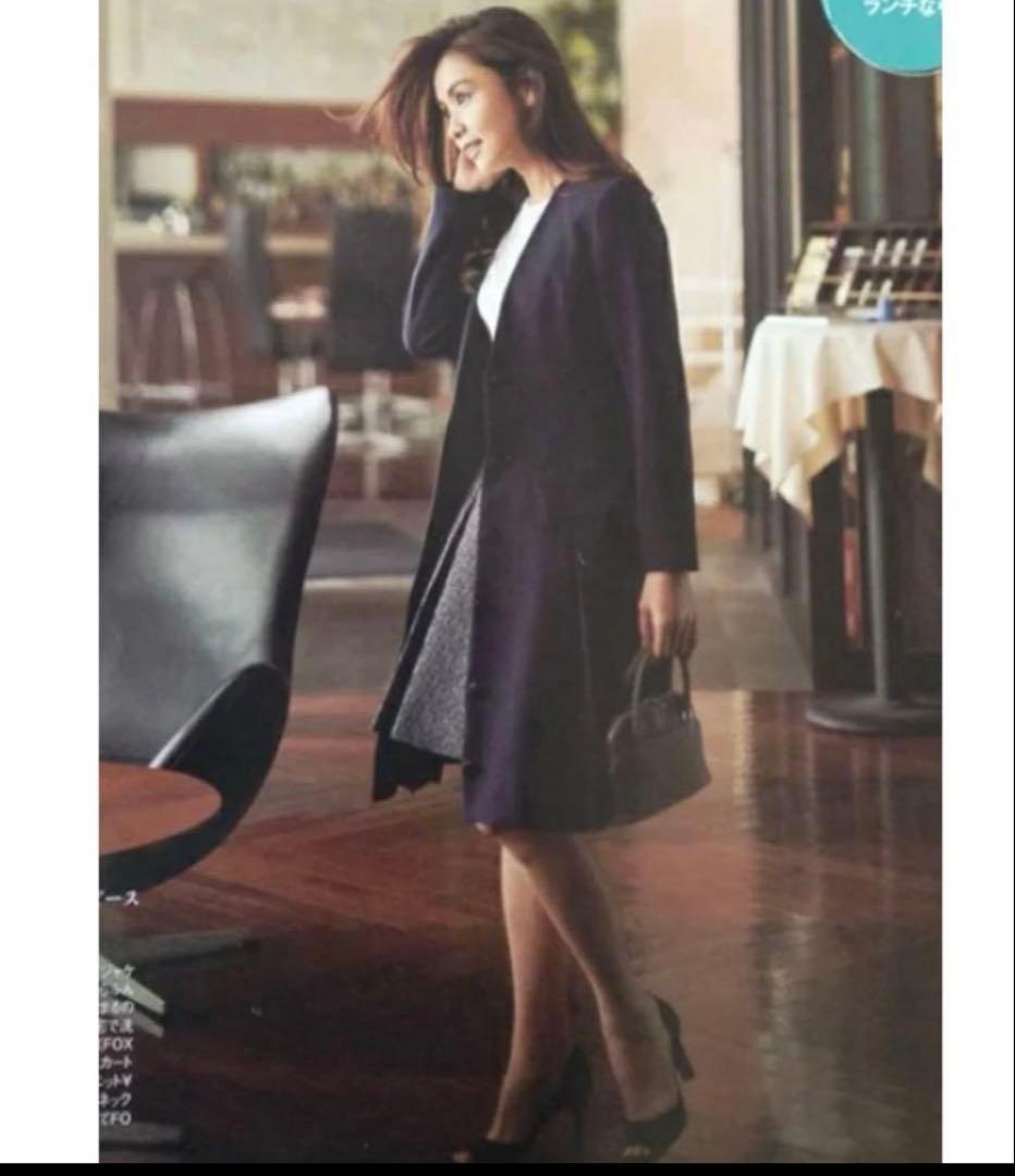 り*ん様 フォクシー　38 Front Pleated Fitted Jacke