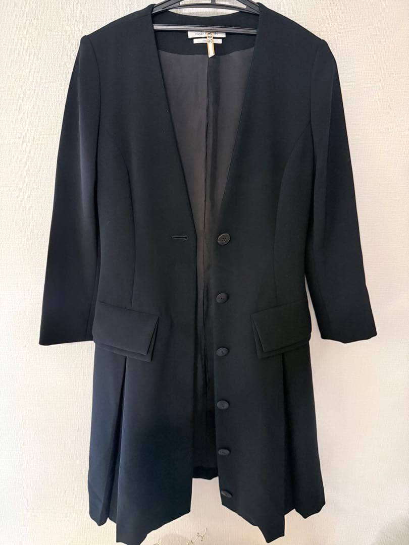 り*ん様 フォクシー　38 Front Pleated Fitted Jacke