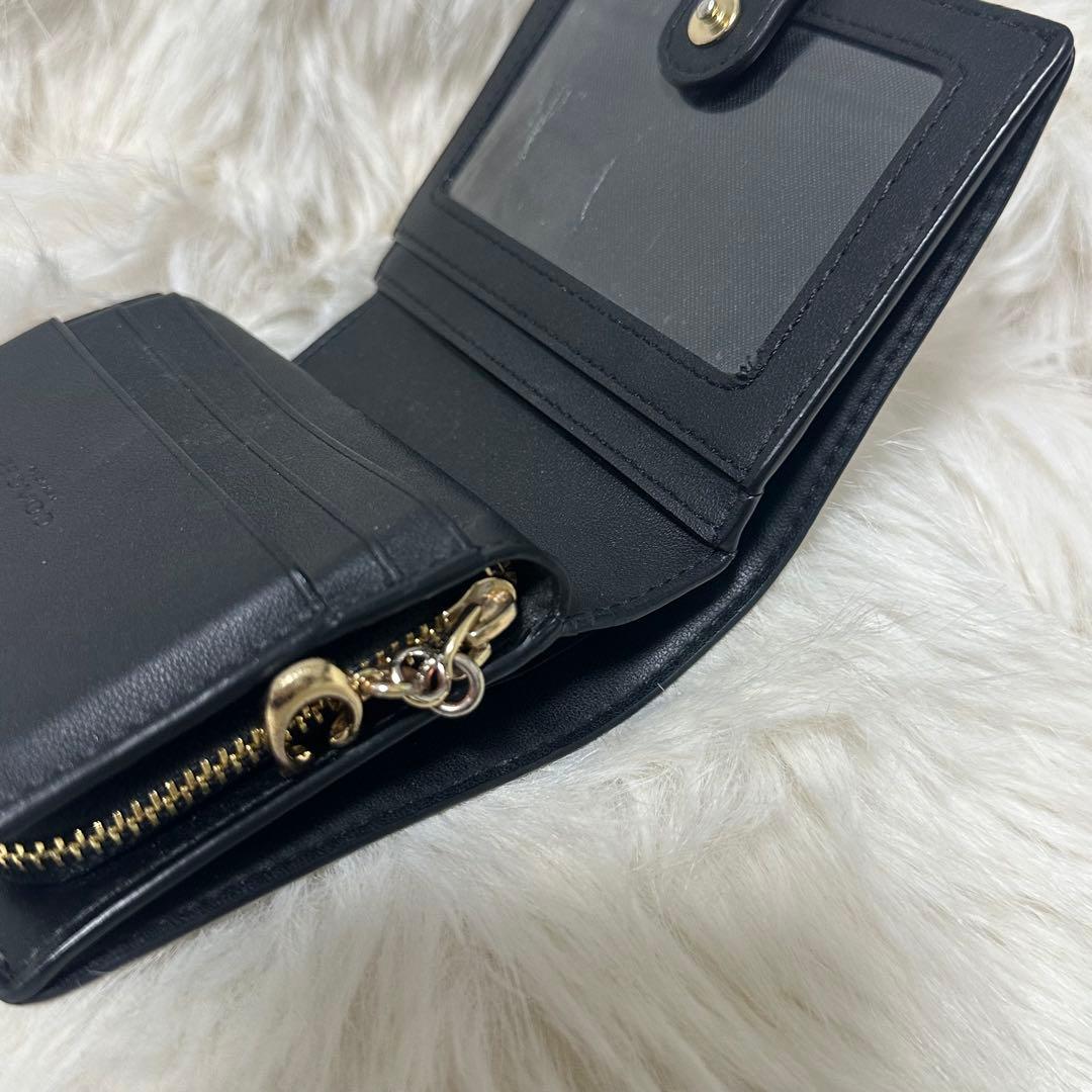 COACH コーチ 二つ折り財布 ブラウン