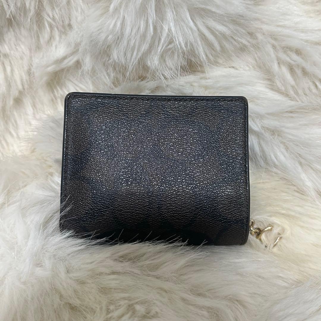 COACH コーチ 二つ折り財布 ブラウン