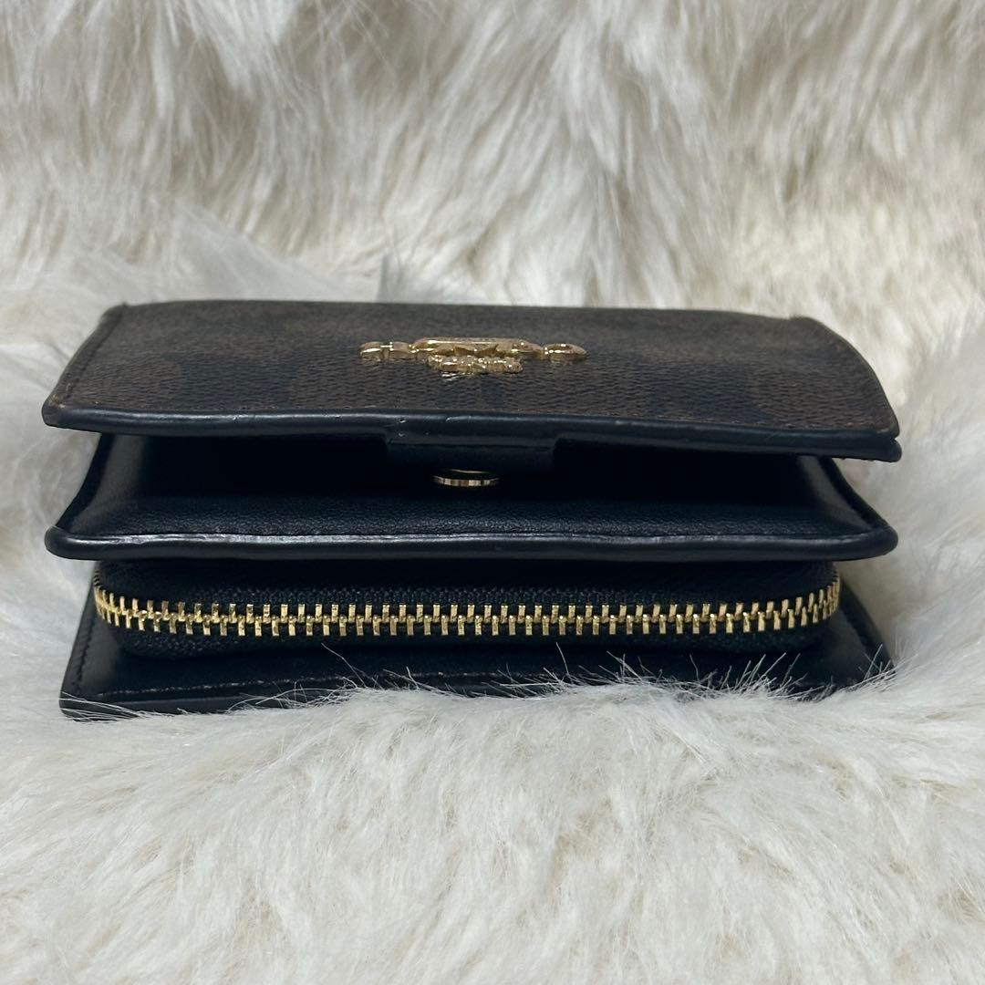 COACH コーチ 二つ折り財布 ブラウン