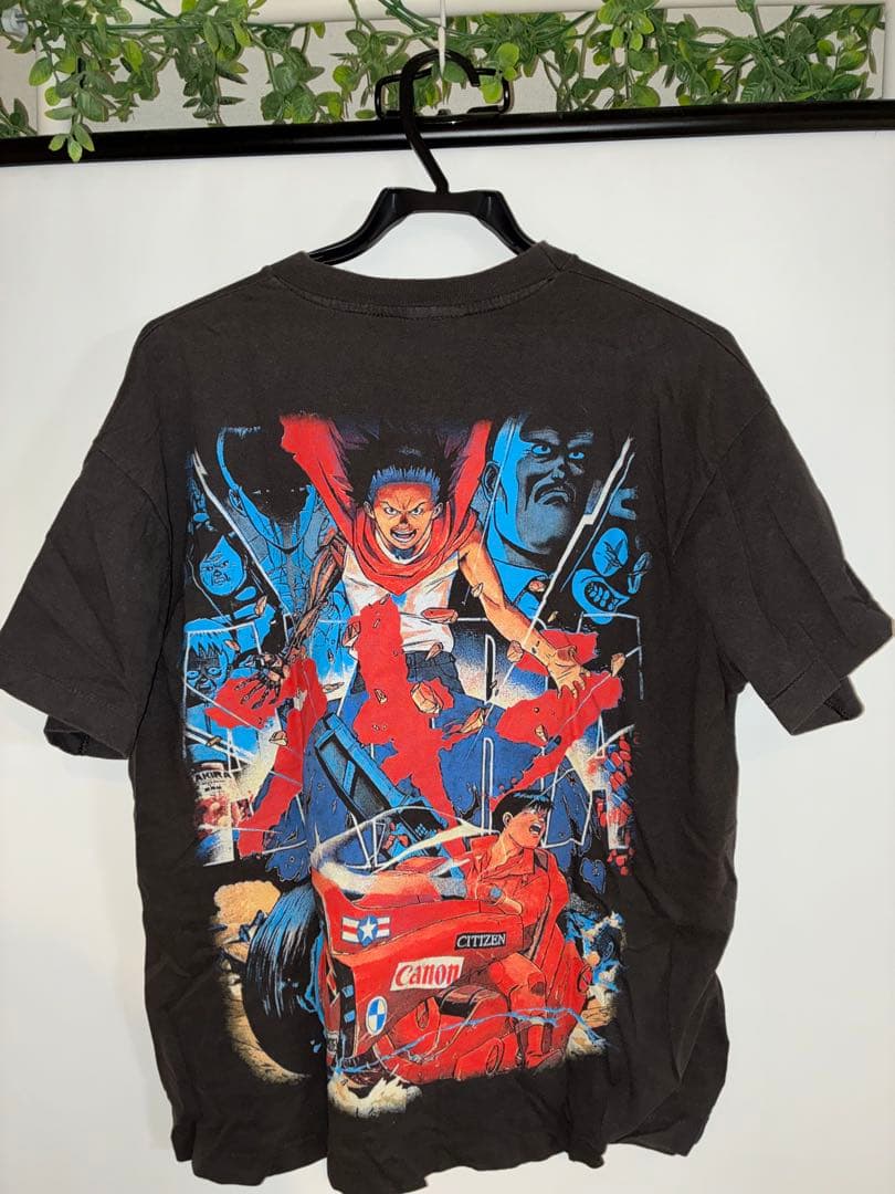 AKIRA アキラ Tシャツ 金田 鉄雄 アニメ 映画 黒 L ムービーT