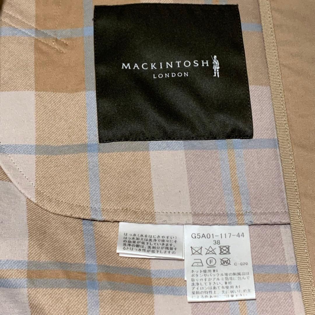 n*7様 美品　マッキントッシュロンドン　ステンカラーコート　ハニーベージュ
