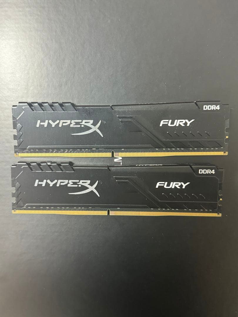 HyperX FURY DDR4 16GB(2×8)メモリー 2枚セット