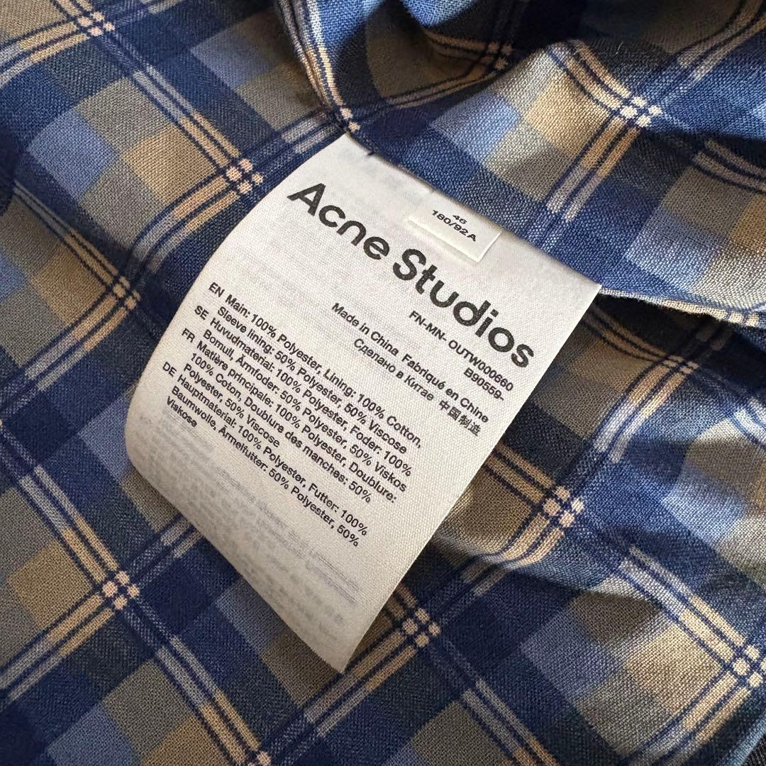 Acne Studios アクネ　ナイロンブルゾン　ライトアウター