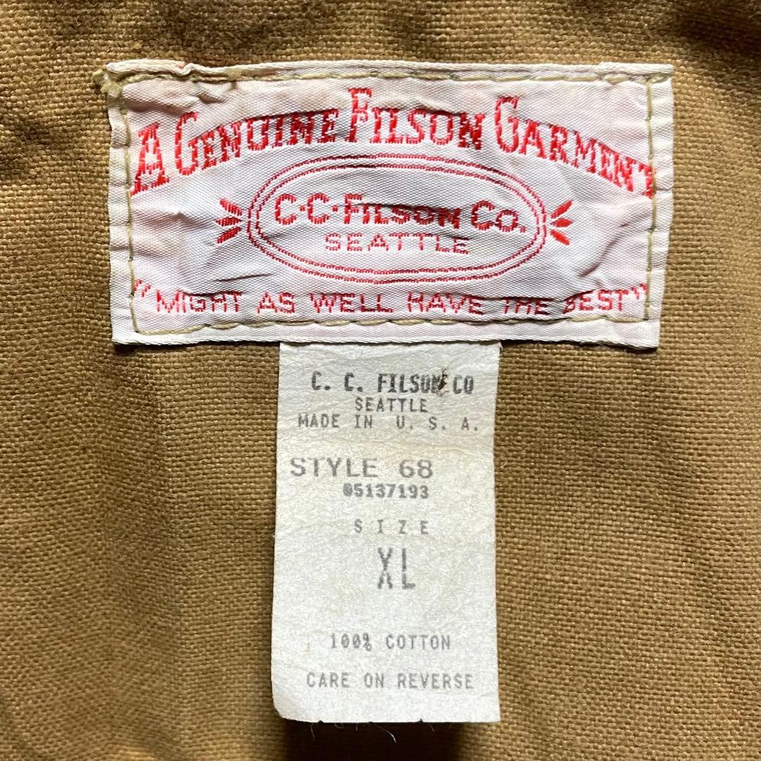 FILSON ワックスコットン ロング丈 ハンティングジャケット XL