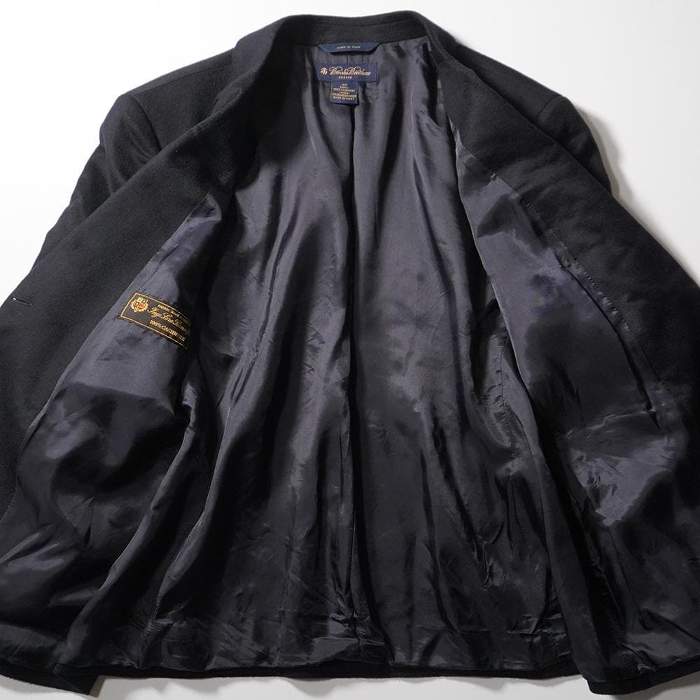 美品 ブルックスブラザーズ ロロピアーナ カシミア100% 2釦ジャケット 12