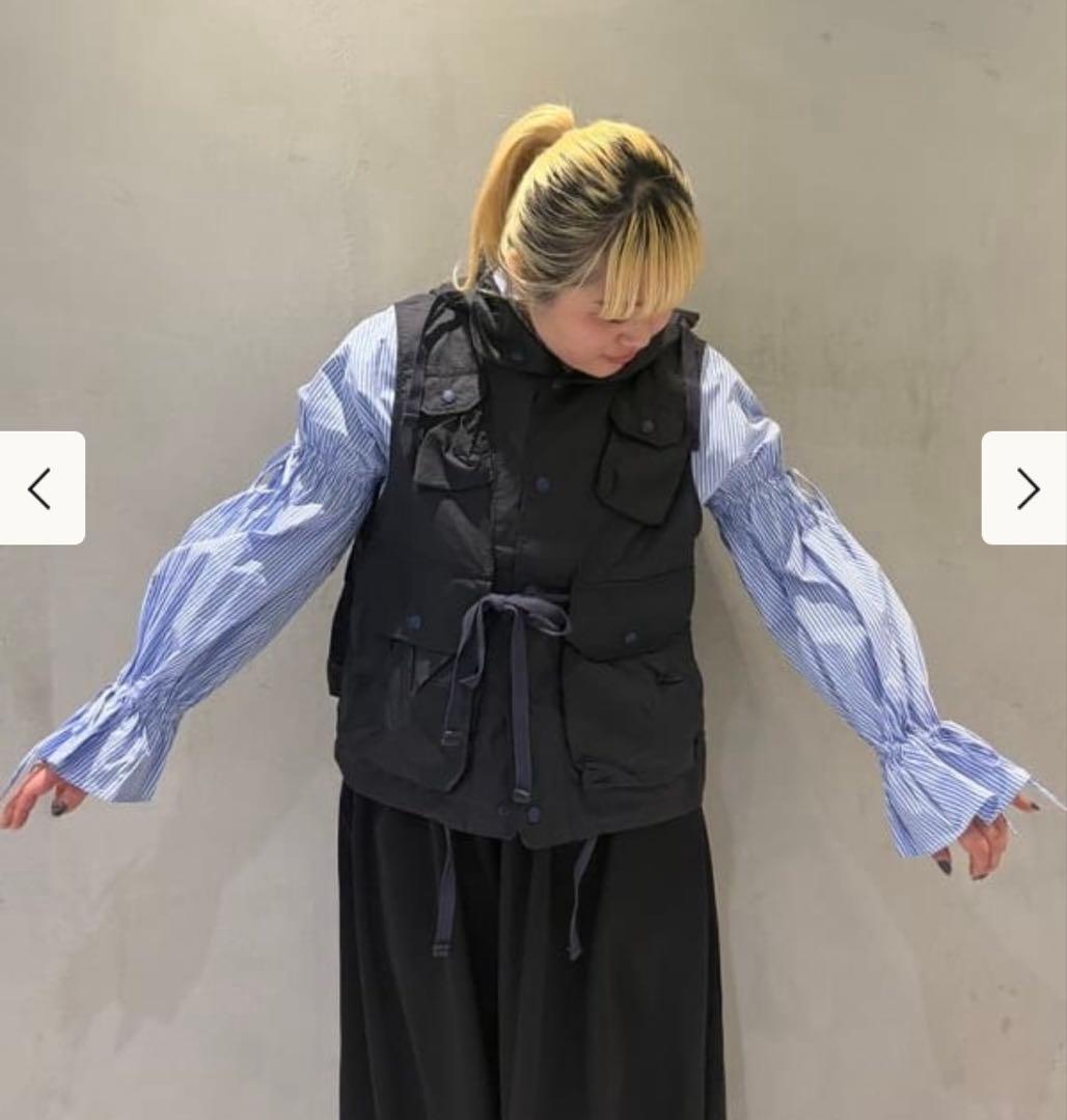 美品 Engineered Garments フードベスト S ミリタリー