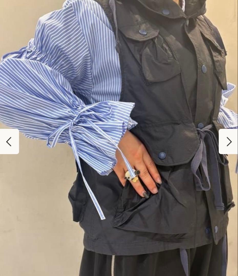 美品 Engineered Garments フードベスト S ミリタリー