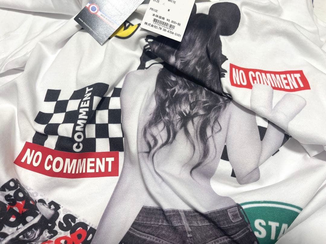 ♡コーデセット♡ノーコメントパリ　プリントTシャツ　韓国ファッション　レギンス