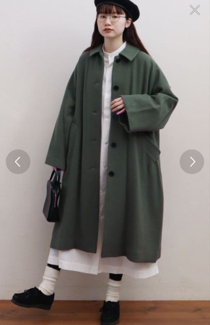 fig London◆エアリアルパイル Phebe CO グリーン
