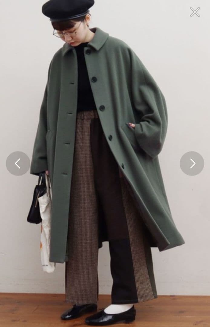 fig London◆エアリアルパイル Phebe CO グリーン