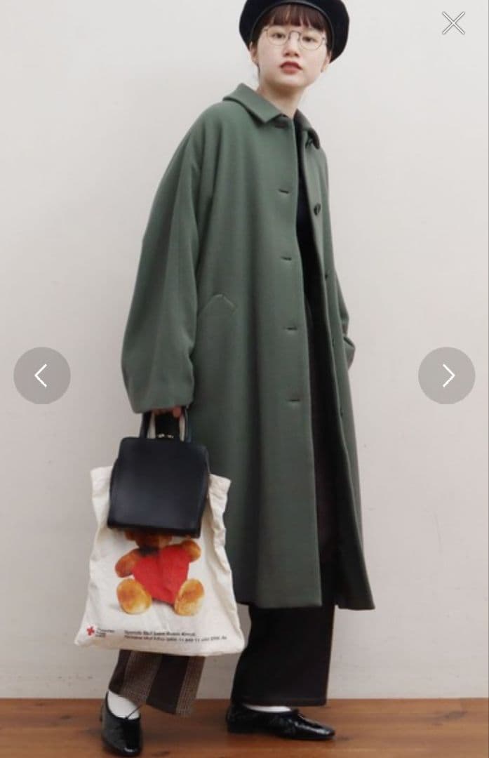 fig London◆エアリアルパイル Phebe CO グリーン