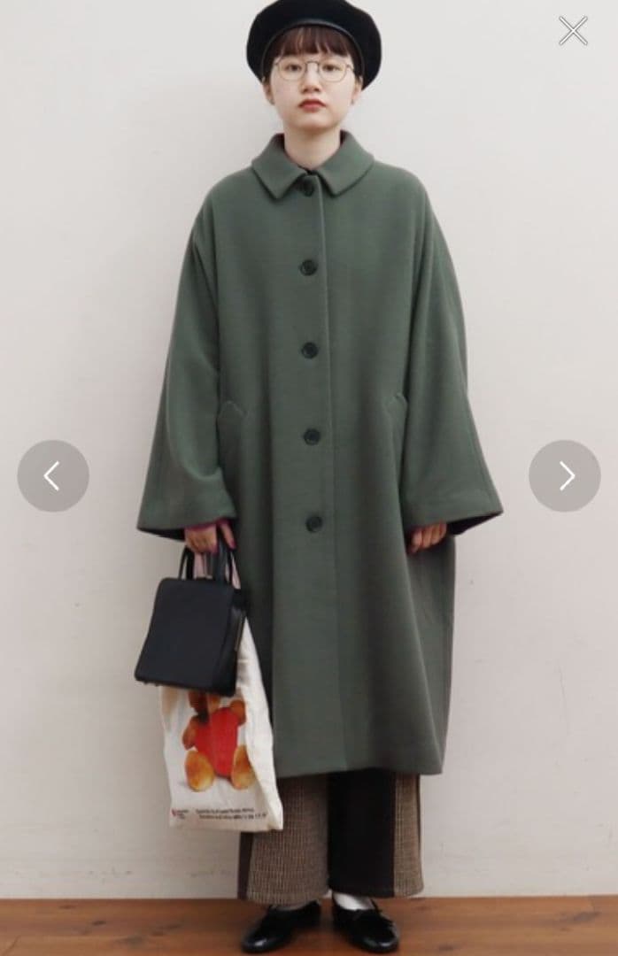 fig London◆エアリアルパイル Phebe CO グリーン