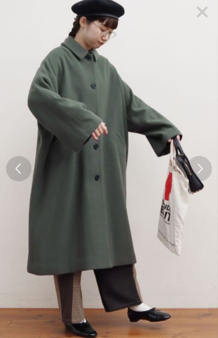 fig London◆エアリアルパイル Phebe CO グリーン