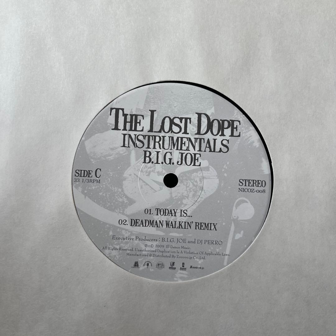 未使用 2LP B.I.G.JOE/THE LOST  INSTレコード