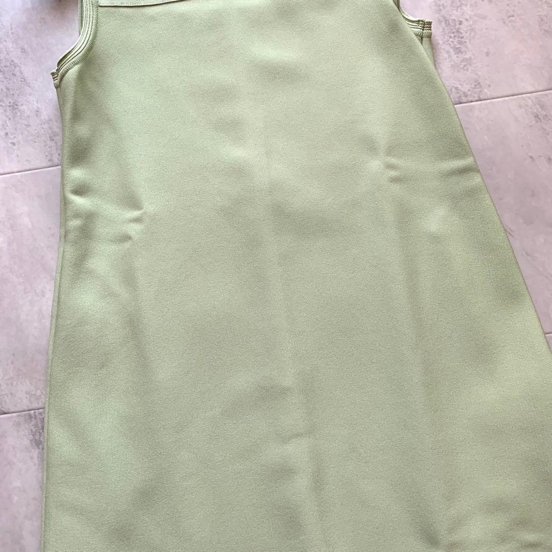 美品♡22SS フォクシー Freesia ニットドレス ワンピース マスカット