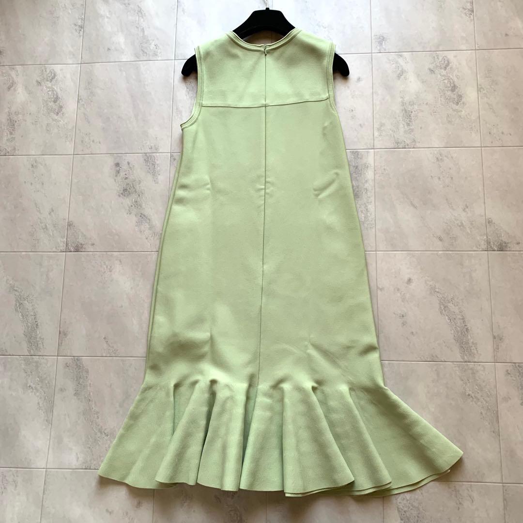 美品♡22SS フォクシー Freesia ニットドレス ワンピース マスカット