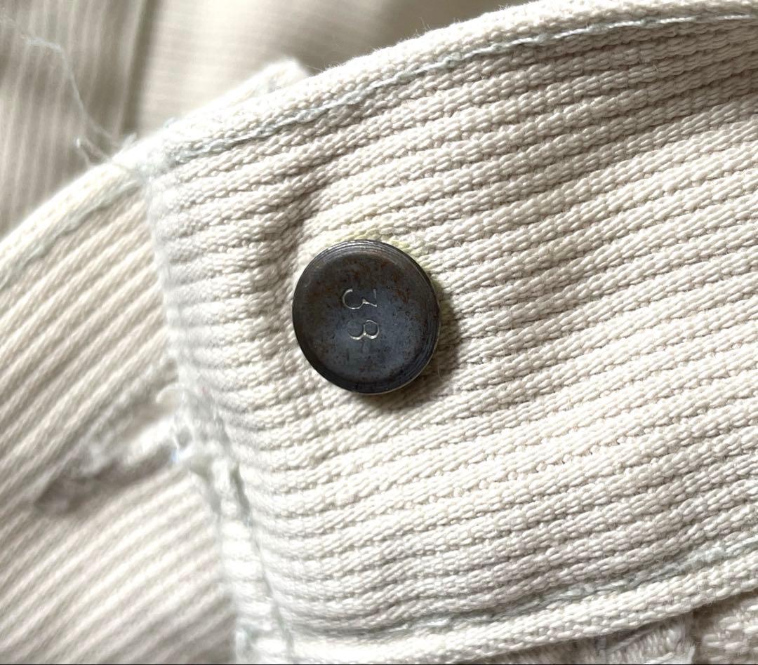 60s LEVI'S 911B ピケ BigE パンツ ボタン裏38 オリジナル