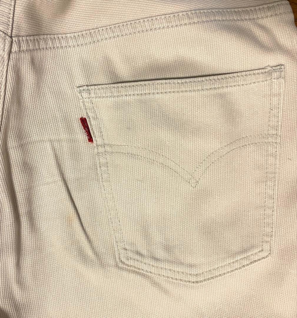 60s LEVI'S 911B ピケ BigE パンツ ボタン裏38 オリジナル