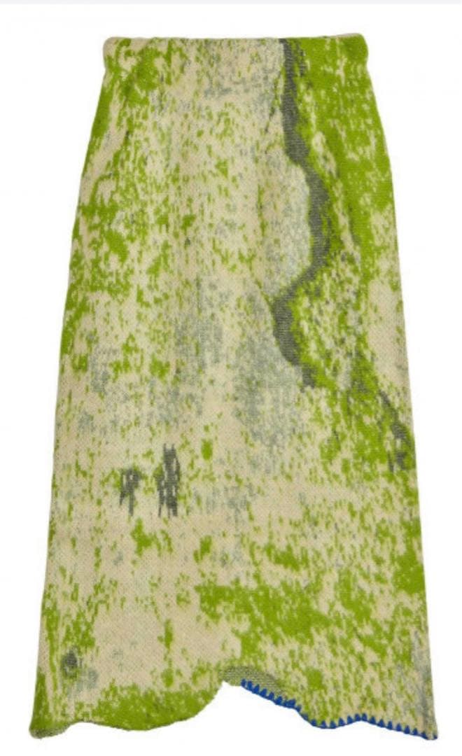 アメリヴィンテージUND RUST ART KNIT SKIRT Sサイズ