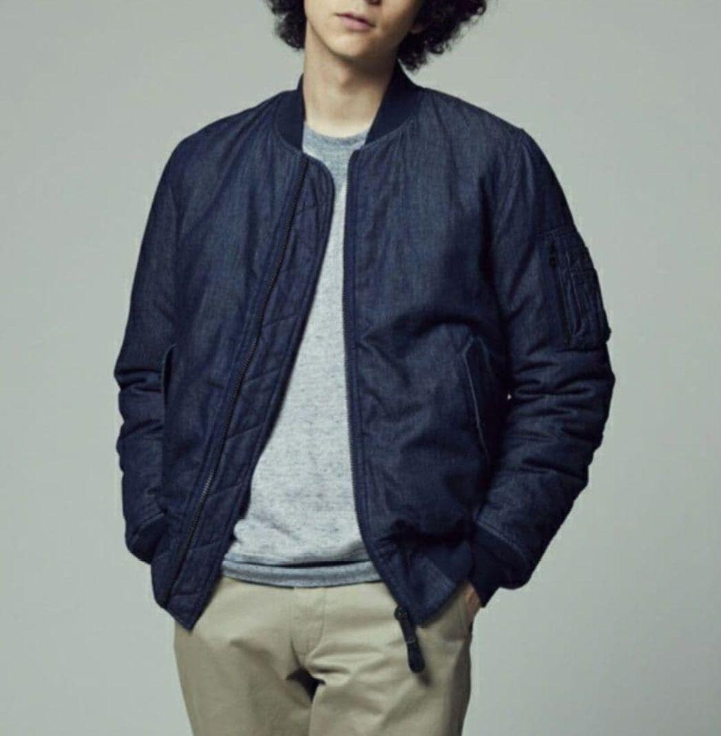 【超美品ビッグサイズ】ALPHA INDUSTRIES カイハラデニム XL