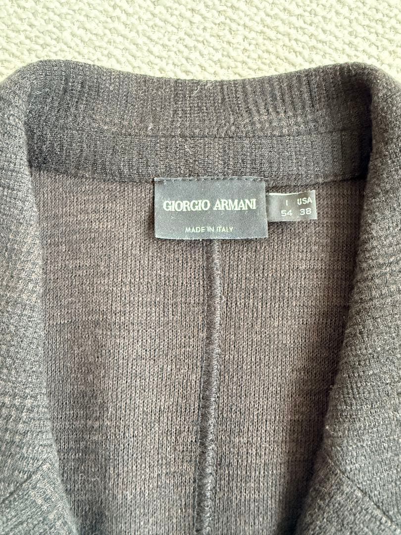 Giorgio Armani 黒いテーラードジャケット54