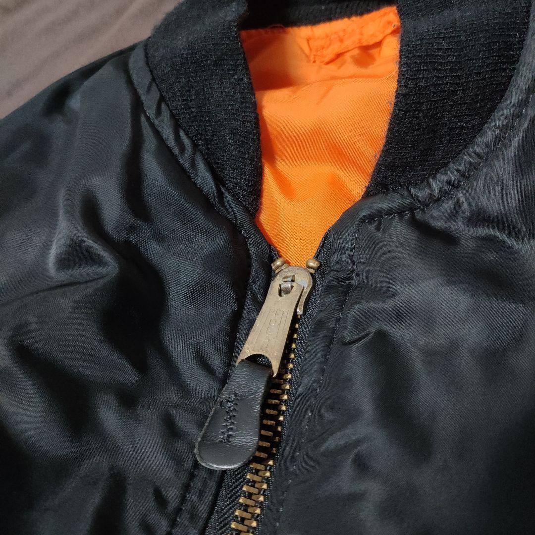 【美品】USA製 80's ALPHA MA-1 Sサイズ（日本Mサイズ相当）