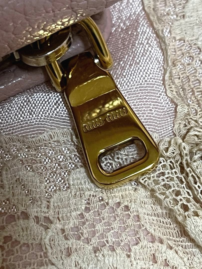 miumiu♡リボンが可愛い折りたたみ財布